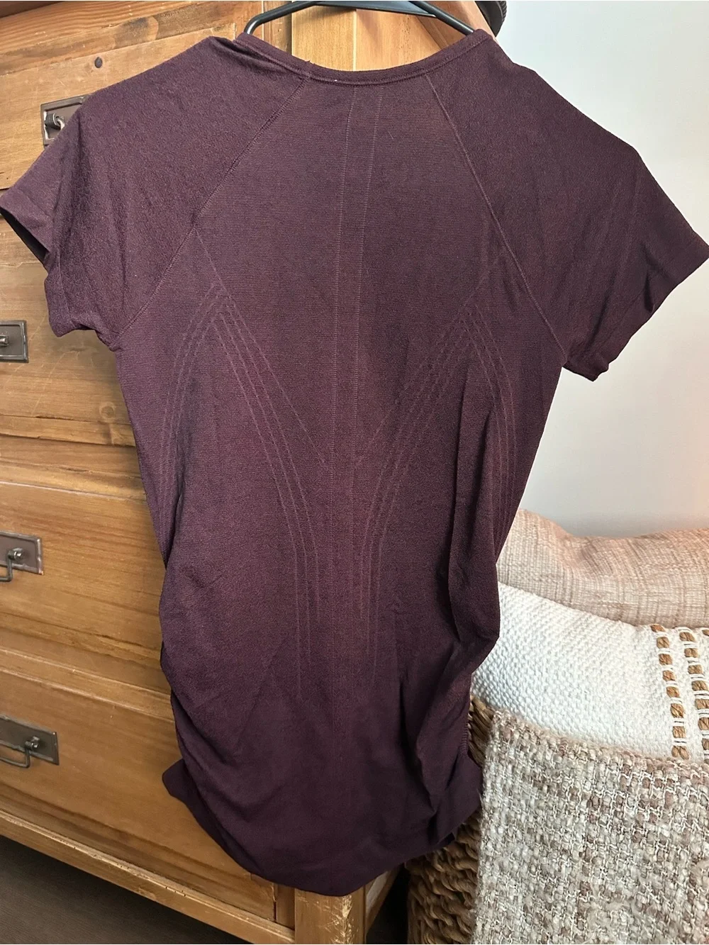 Athleta Short Sleeve Tee in Deep Plum